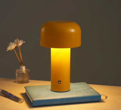 Portable Mushroom Table Lamp With Touch Control And Rechargeable Design 2