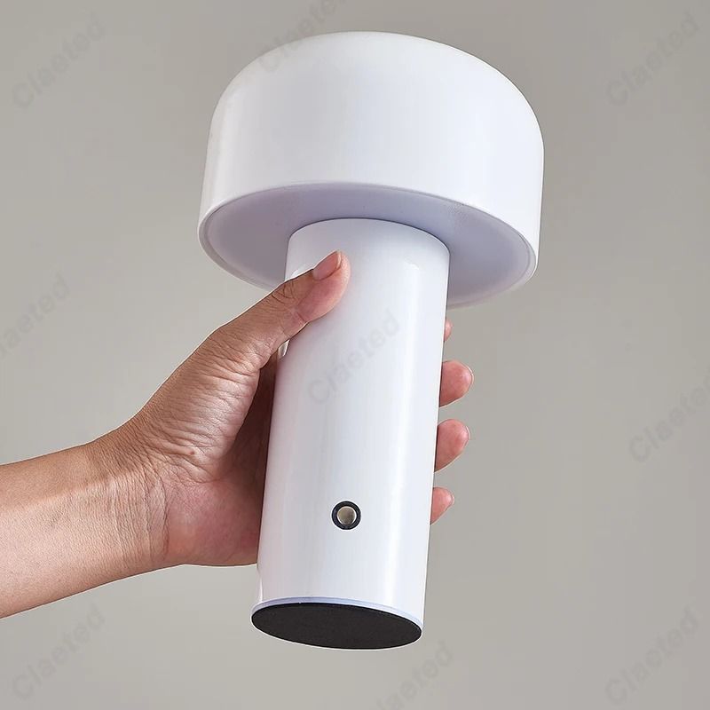 Portable Mushroom Table Lamp With Touch Control And Rechargeable Design 6