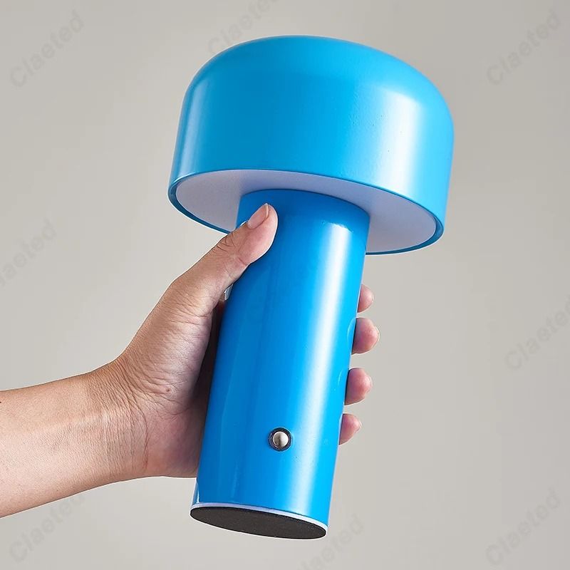 Portable Mushroom Table Lamp With Touch Control And Rechargeable Design 7