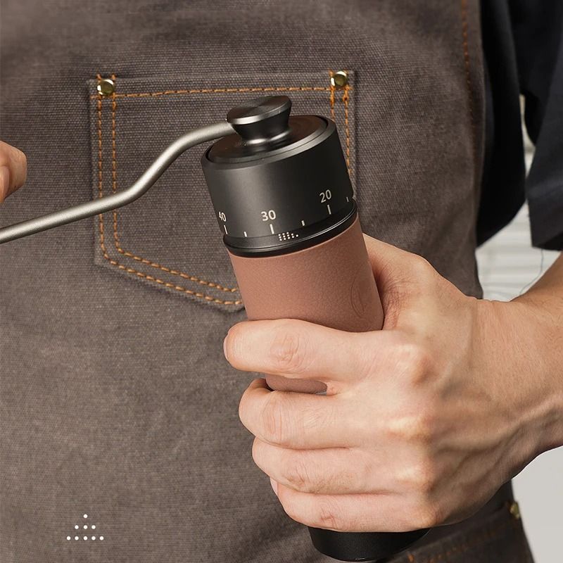 Portable Manual Coffee Grinder With Adjustable Stainless Steel Blades 4
