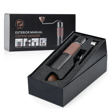 Portable Manual Coffee Grinder With Adjustable Stainless Steel Blades 5