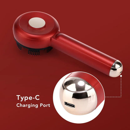 Electric Red Light Massage Comb With Microcurrent Therapy For Hair And Scalp Care 5