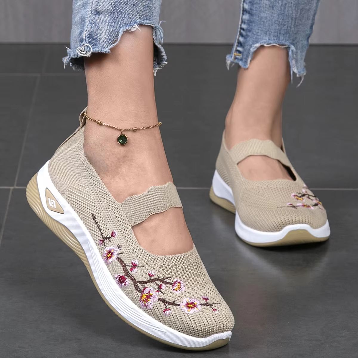 AirWeave Summer Mesh Flats  Womens Lightweight Breathable Casual Shoes 1