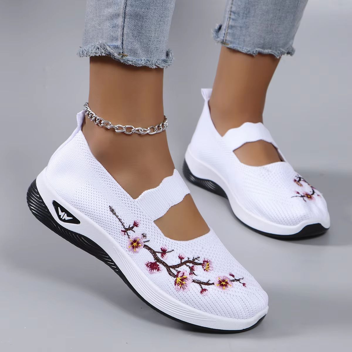 AirWeave Summer Mesh Flats  Womens Lightweight Breathable Casual Shoes 5