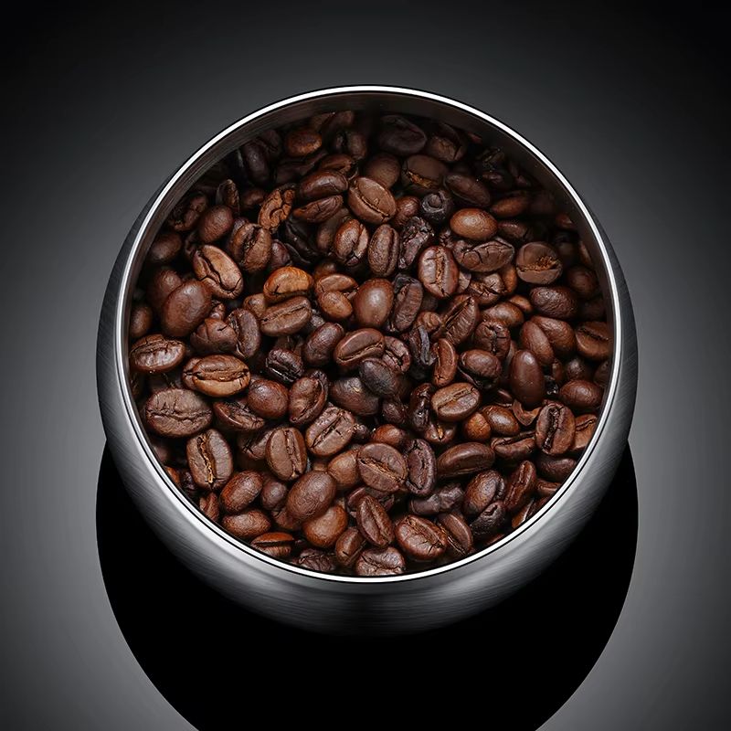 AeroSeal Stainless Steel Coffee Bean Canister  Vacuum Sealed Food Storage Jar 5