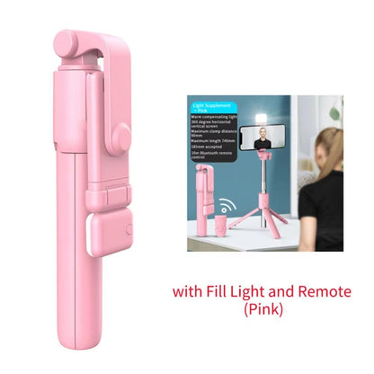 LumiSnap Bluetooth Selfie Stick Tripod With Remote And Fill Light  Portable Phone Stand 7