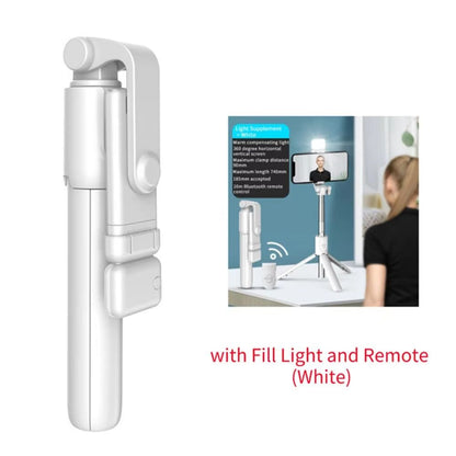 LumiSnap Bluetooth Selfie Stick Tripod With Remote And Fill Light  Portable Phone Stand 8
