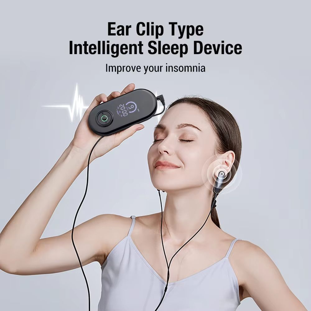 CalmWave CES Microcurrent Sleep Aid Device  Insomnia And Anxiety Relief Ear Clip 1