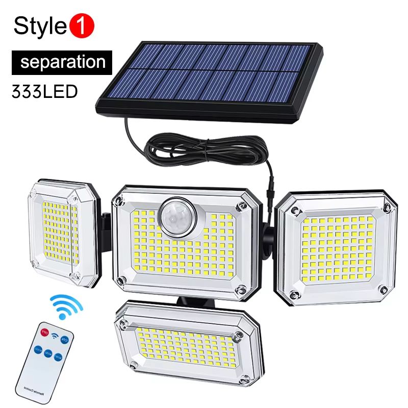 SunBright 20W Solar Garden Light  Waterproof Outdoor LED Lamp With Adjustable Head And 3 Modes 9