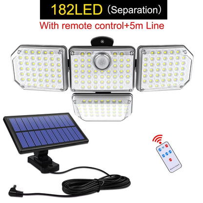 SunBright 20W Solar Garden Light  Waterproof Outdoor LED Lamp With Adjustable Head And 3 Modes 11