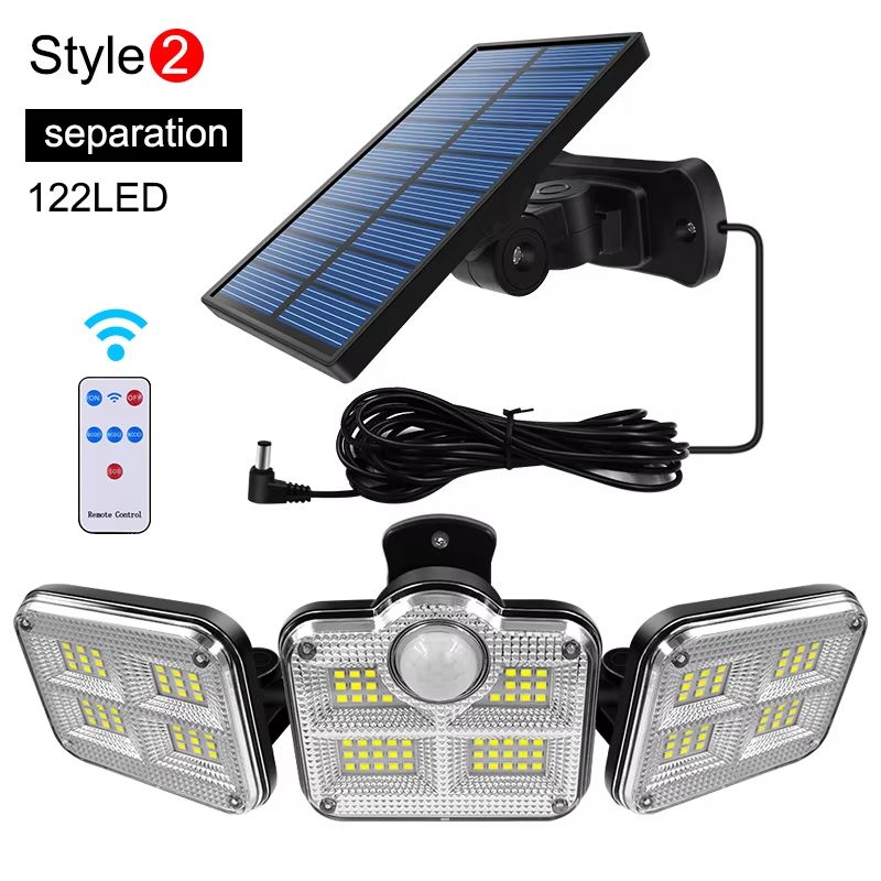 SunBright 20W Solar Garden Light  Waterproof Outdoor LED Lamp With Adjustable Head And 3 Modes 7