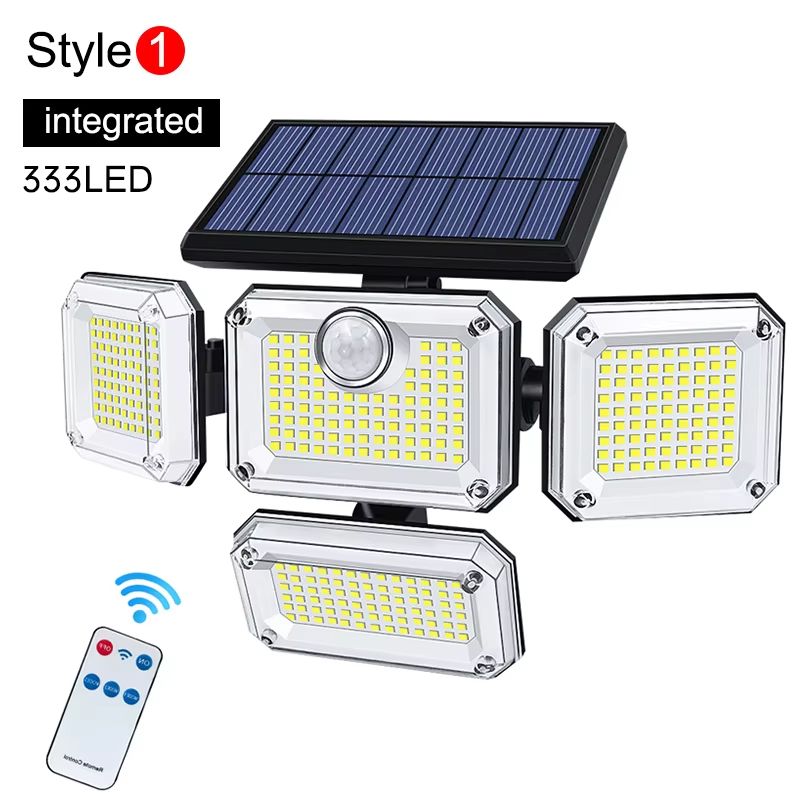 SunBright 20W Solar Garden Light  Waterproof Outdoor LED Lamp With Adjustable Head And 3 Modes 8