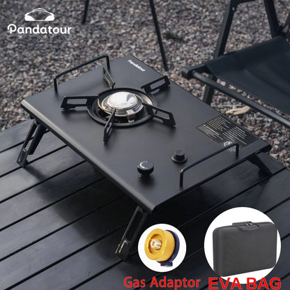 Pandatour Outdoor Camping Stove  Durable Copper Head Portable Gas Burner With OneTouch Ignition 8