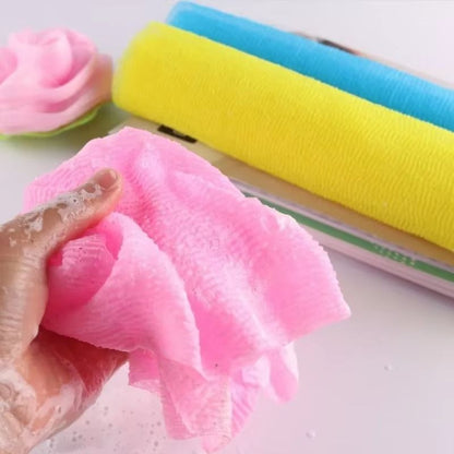 SilkSkin Exfoliating Body Washcloth  Japanese Nylon Bath Towel And Back Scrubber 2