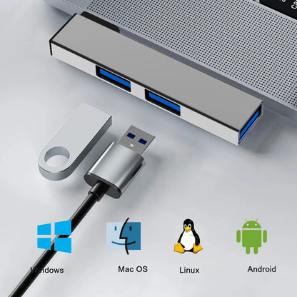 3 Port Type C Hub for PC, Laptop, Notebook, 3 in 1 USB Hub OTG USB 3.0, Type C 3.0 to 3 USB Splitter Hub Speed