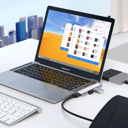 3 Port Type C Hub for PC, Laptop, Notebook, 3 in 1 USB Hub OTG USB 3.0, Type C 3.0 to 3 USB Splitter Hub Speed