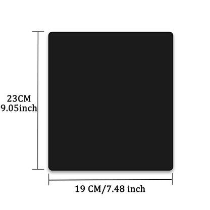 Non-slip waterproof PU mouse pad, small leather gaming desk mat, anti-scratch easy-clean pad for laptop PC