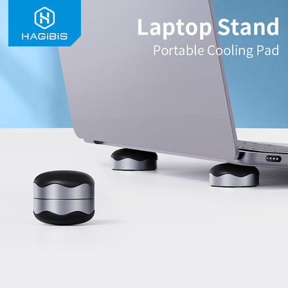 Magnetic Portable Laptop Stand, Cooling Pad for MacBook, Heat Dissipation Skidproof Cooler Stand