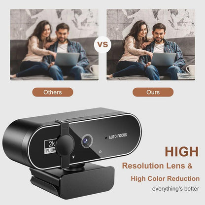Full HD 1080P Webcams For PC 4K Webcam Video Camera 2K Autofocus Streaming Web Cam With Microphone 5