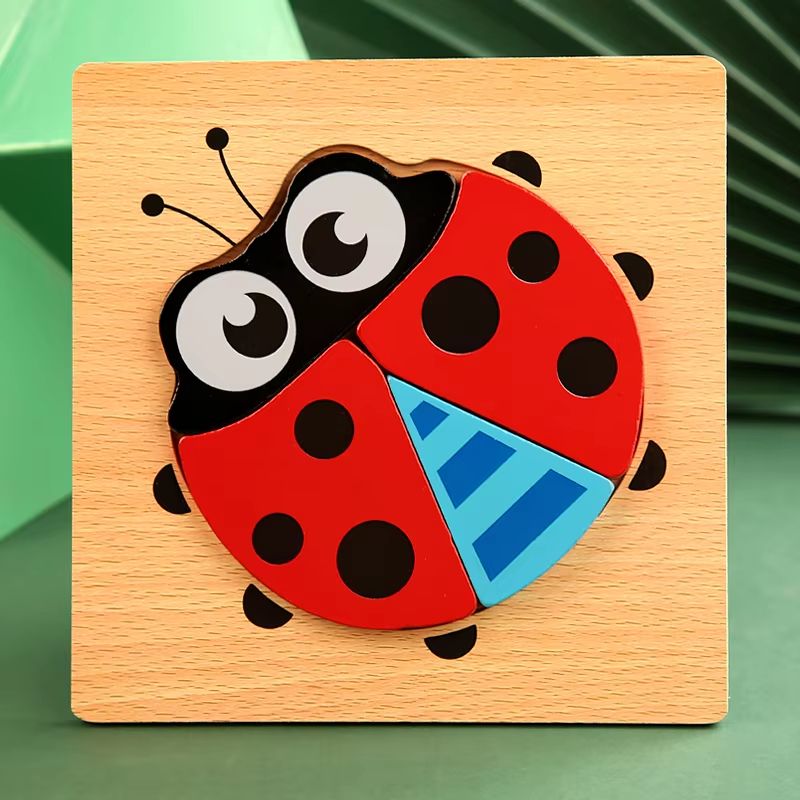 3D Wooden Animal Puzzle  Early Learning Educational Toy For Toddlers  Kids 11
