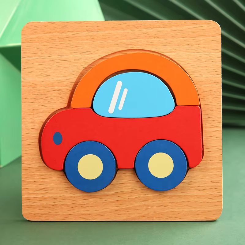 3D Wooden Animal Puzzle  Early Learning Educational Toy For Toddlers  Kids 13