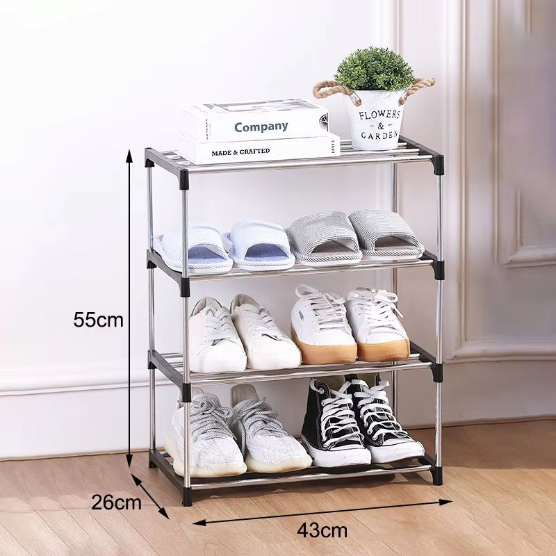 34 Tier Shoe Rack  MultiLayer SpaceSaving Storage Organizer For Household Use 9
