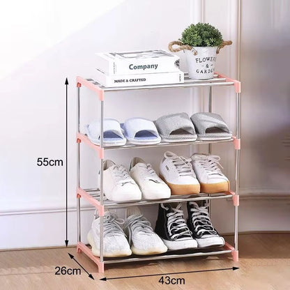 34 Tier Shoe Rack  MultiLayer SpaceSaving Storage Organizer For Household Use 3