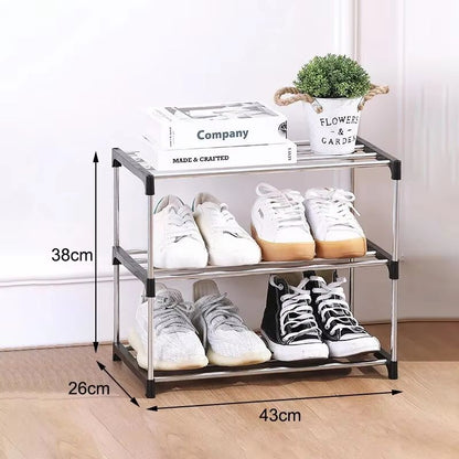 34 Tier Shoe Rack  MultiLayer SpaceSaving Storage Organizer For Household Use 5
