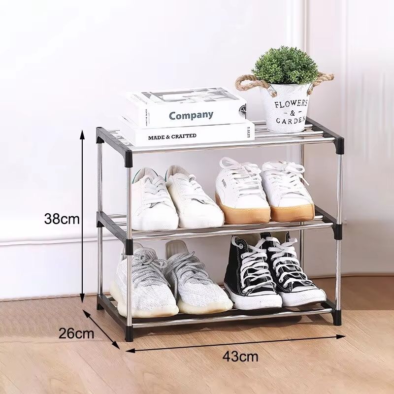 34 Tier Shoe Rack  MultiLayer SpaceSaving Storage Organizer For Household Use 8