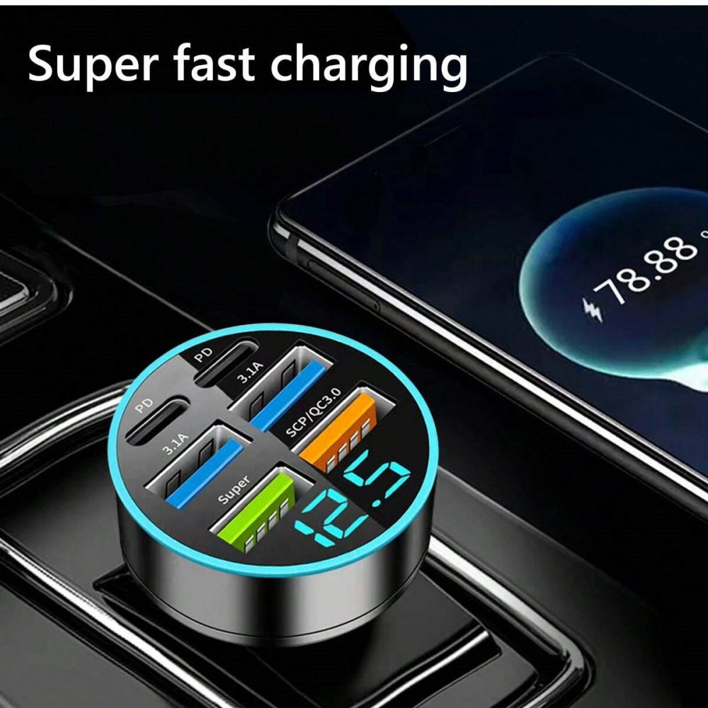 Fast Charging USB Car Charger QC30 PD USBC Car Phone Charger Adapter For IPhone Samsung Huawei Xiao 2