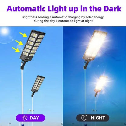 504 LED Solar Street Light  UltraBright Outdoor Motion Sensor With Remote Control  Waterproof Desig 4