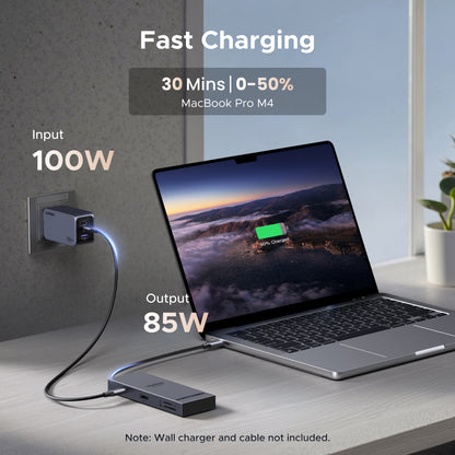 8in1 USB HUB Type C To 4K60Hz HDMI USB32 10Gbps USB AC SD  TF Card Reader MacBook  Laptop Docking T 3