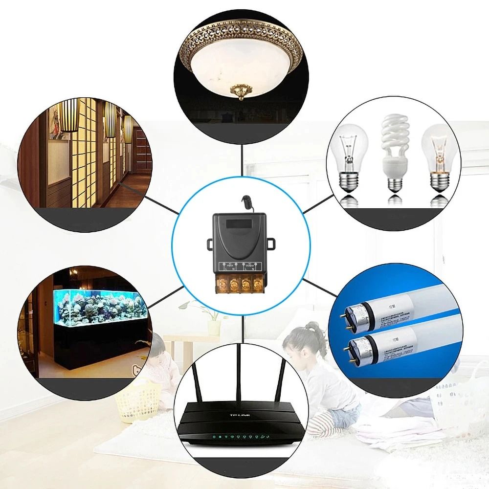 High Power Remote Control Switch For Appliances Motors And Lighting 3