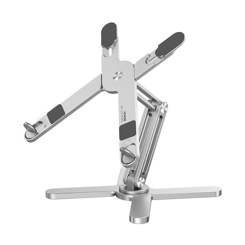 Portable X Type Bracket for Laptop, Foldable Laptop Stand, Adjustable Aluminum Alloy