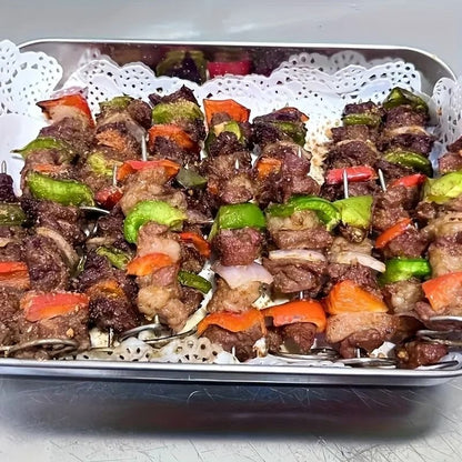 10 Piece Stainless Steel Skewer Set For Air Fryer Grill Oven 2