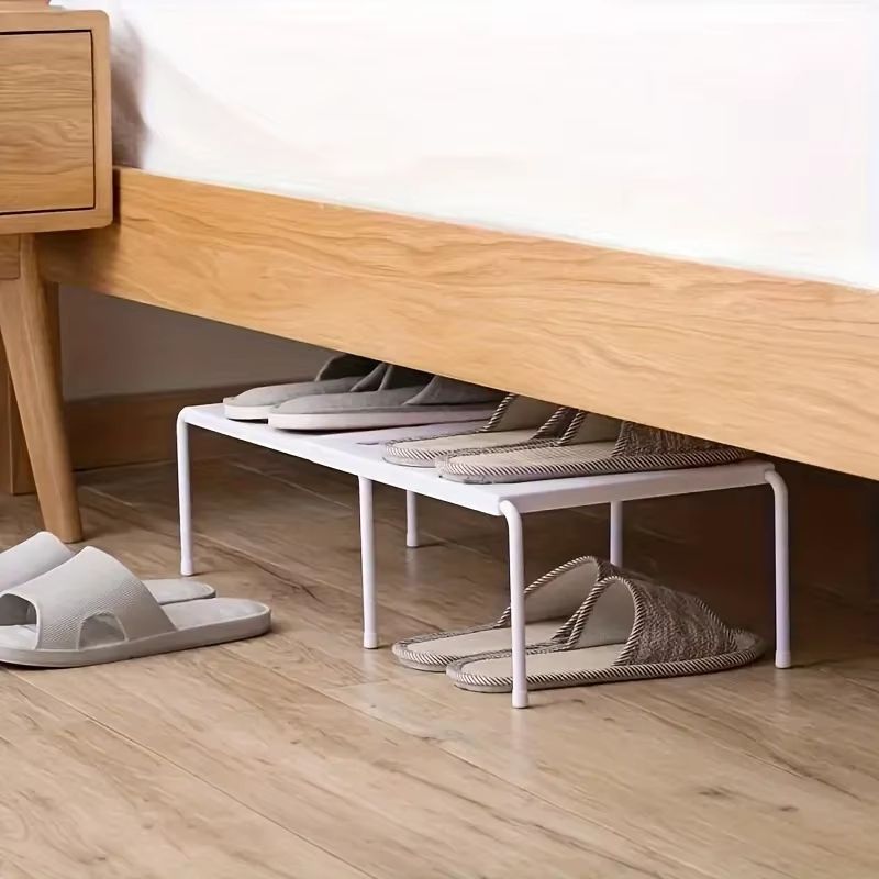 Adjustable MultiTier Plastic Shoe Rack  SpaceSaving Storage Organizer For Home Dorm  Closet 2