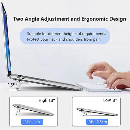 Adjustable Keyboard Holder, Portable Mini Laptop Stand for Computer, Laptop Stands for MacBook Pro Air PC Notebook