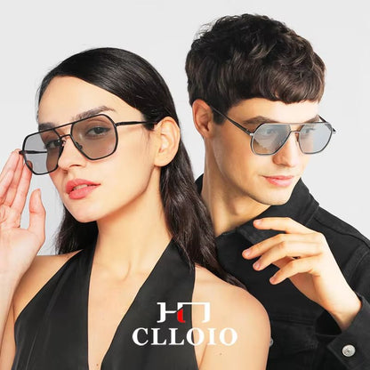 Aluminum Photochromic Sunglasses  Polarized AntiGlare Chameleon Glasses For Men  Women 2