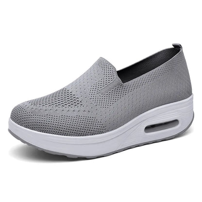 Womens Swing Shoes Mesh Loafers Flat Platform Sneakers Spring Autumn Height Increasing Wedges Comfo 11