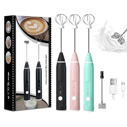 Portable USB Rechargeable Milk Frother