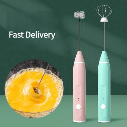 Portable USB Rechargeable Milk Frother 4