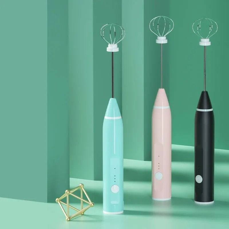 Portable USB Rechargeable Milk Frother 5