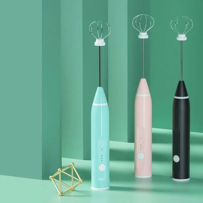 Portable USB Rechargeable Milk Frother 5