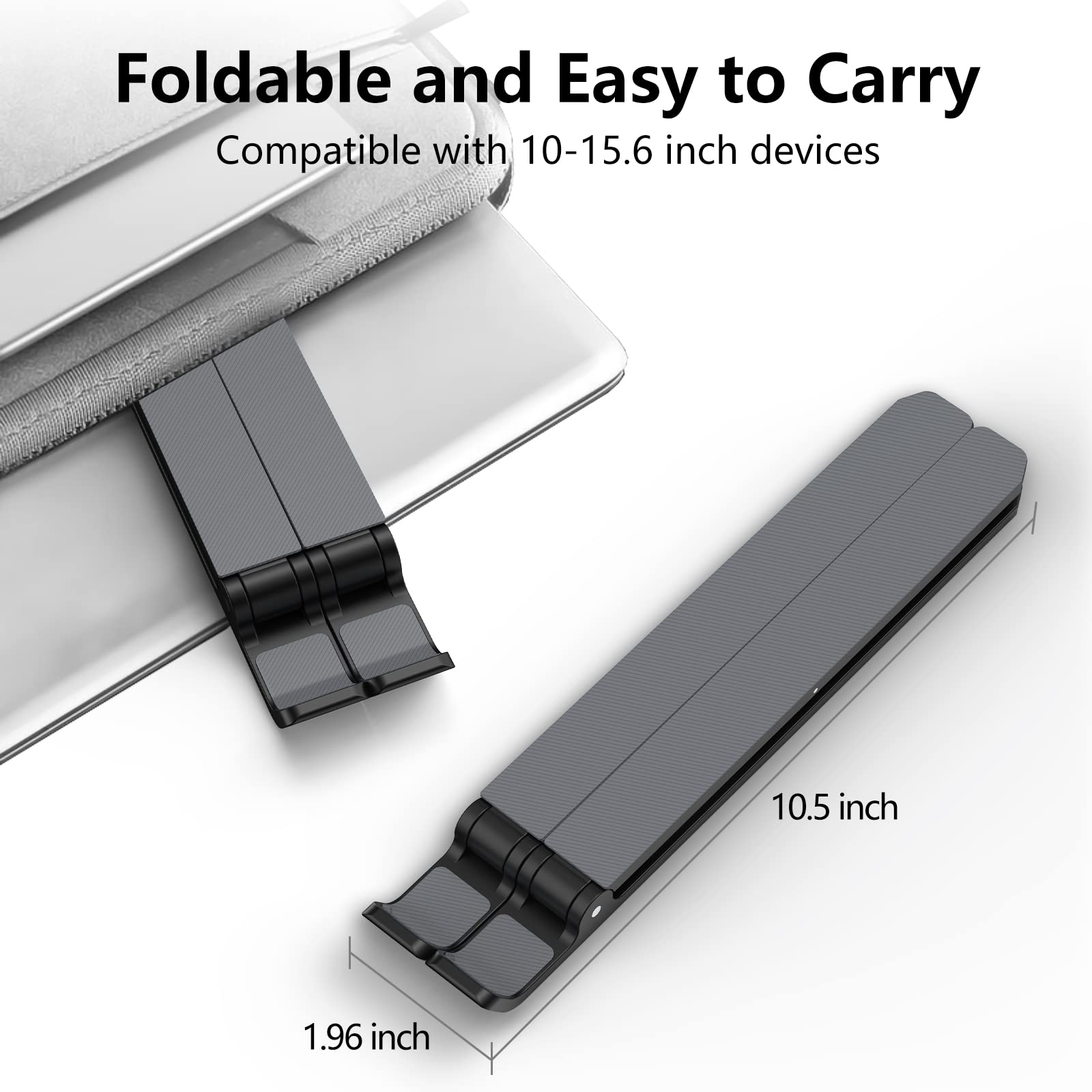 Portable Notebook Stand, Foldable Adjustable Riser Cooling Bracket Universal