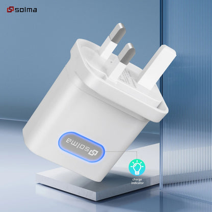 Solma UK Standard 3 Port 31A USB Charger