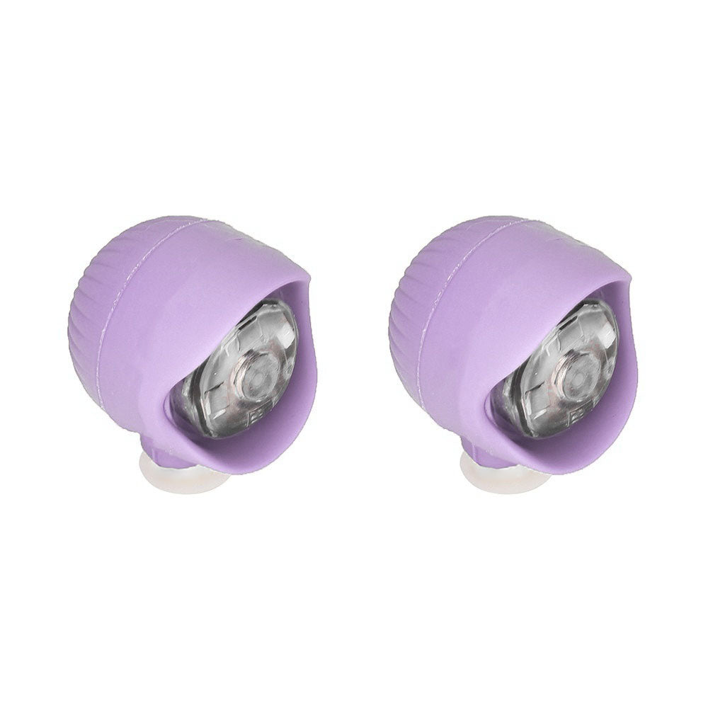 Ultimate Night Adventure Shoe Lights, 2pcs PVC LED Charms with 3 Modes for Safe Night Cycling, Hiking & Dog Walking