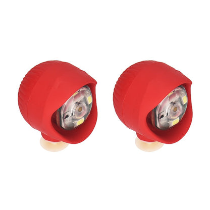 Ultimate Night Adventure Shoe Lights, 2pcs PVC LED Charms with 3 Modes for Safe Night Cycling, Hiking & Dog Walking