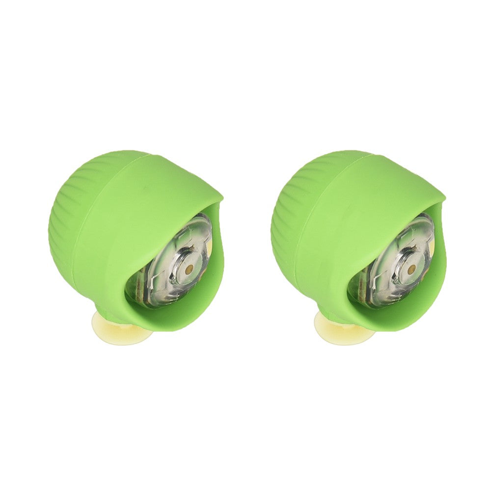 Ultimate Night Adventure Shoe Lights, 2pcs PVC LED Charms with 3 Modes for Safe Night Cycling, Hiking & Dog Walking