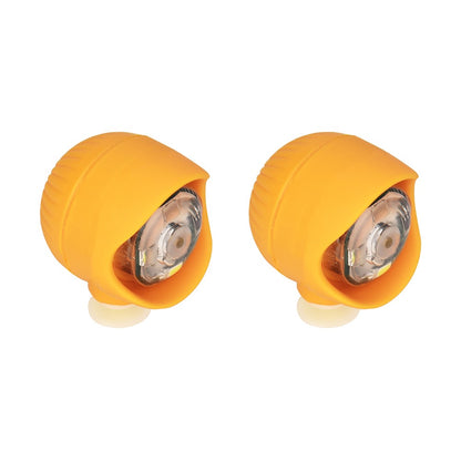Ultimate Night Adventure Shoe Lights, 2pcs PVC LED Charms with 3 Modes for Safe Night Cycling, Hiking & Dog Walking
