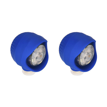 Ultimate Night Adventure Shoe Lights, 2pcs PVC LED Charms with 3 Modes for Safe Night Cycling, Hiking & Dog Walking